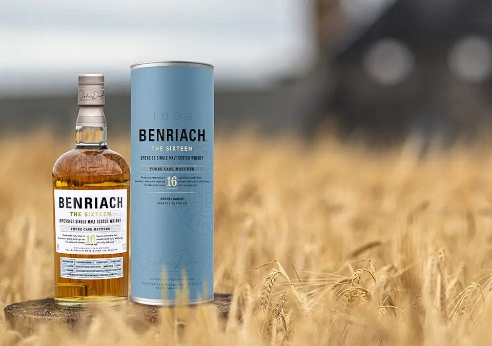 butelka 16-letniej whisky single malt Benriach